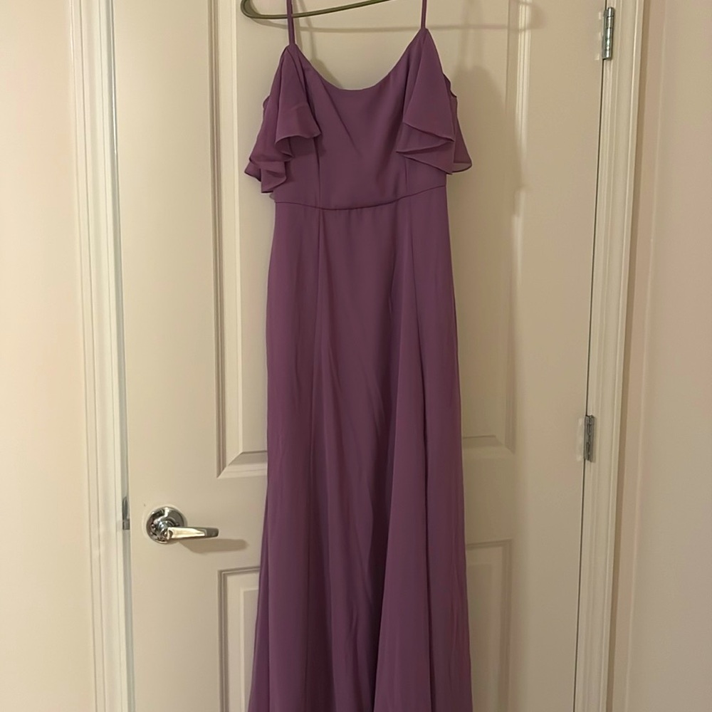 Elegant Purple Women's Dress